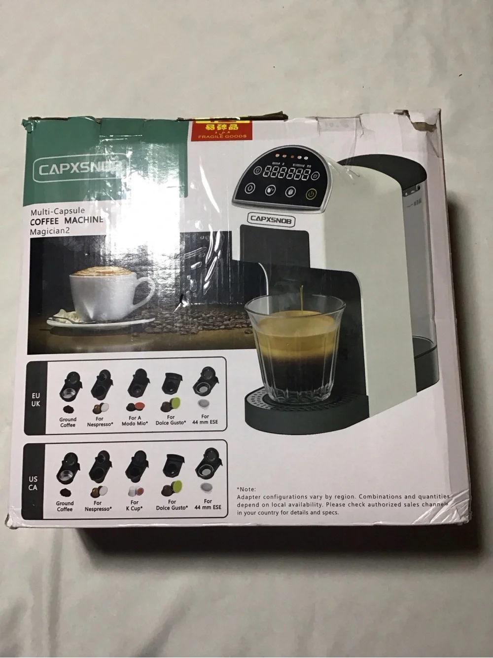 Magician2 Mini 5-in-1 Coffee Maker & Machine for Pods & Grounds, LED Touch
